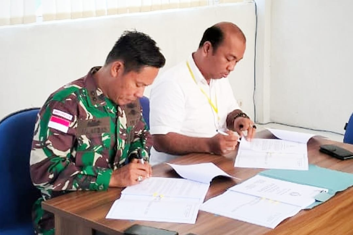 Penandatanganan kontrak Pekerjaan Perbaikan Sedang Rumdisjab Type 100 Lanal Sabang TA 2023_1