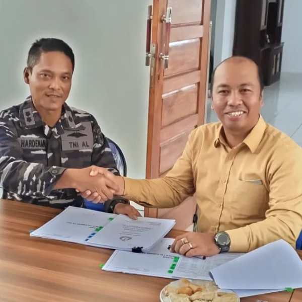 Penandatanganan kontrak Renovasi Sedang Kantor Guskamla I dI Sabang TA 2022