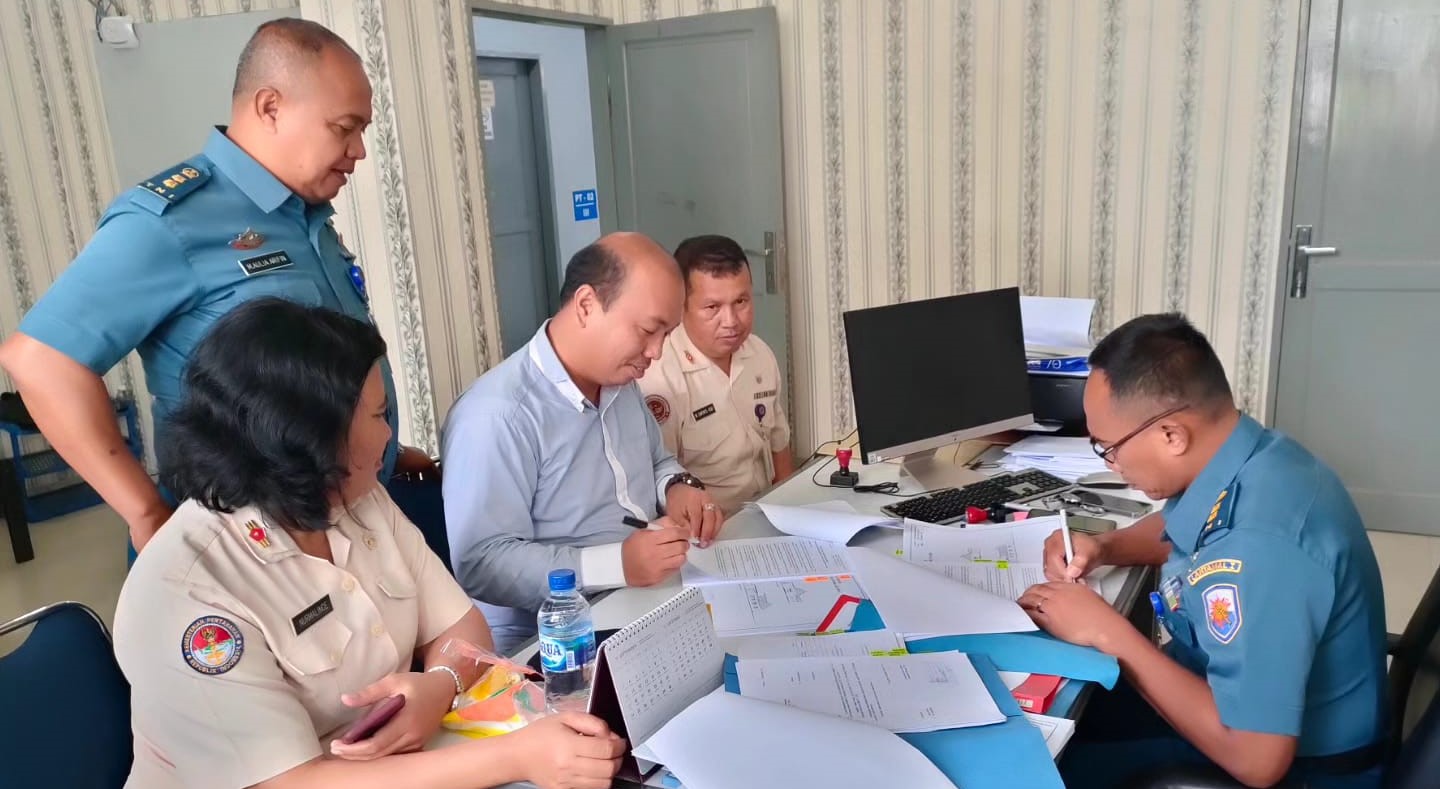 2 Penandatanganan kontrak Perbaikan Berat Rumjab Wadan Lantamal I dan SARPRAS TA 2023